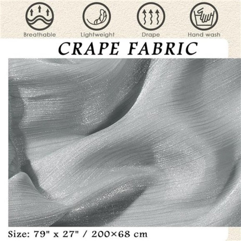 HOT Womens Shawls and Wraps Silver Grey - Picture 6 of 7